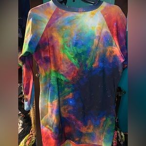 Galaxy pattern Blackmilk sweater dress